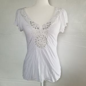 ONE WORLD "LIVE AND LET LIVE" WOMENS BLOUSE